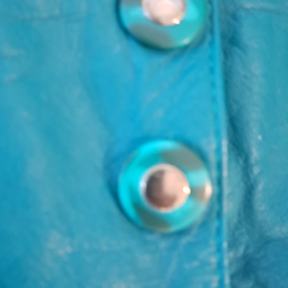Women's Teal Jacket - Picture 6 of 8